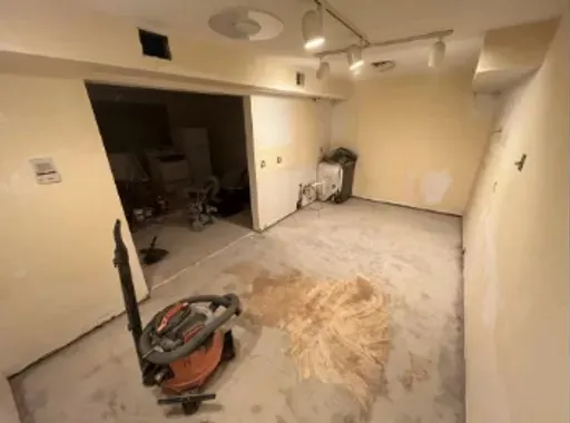 Condo interior gutted before renovation